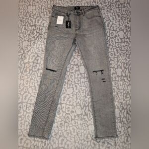Forever 21 Charcoal Skinny Jeans